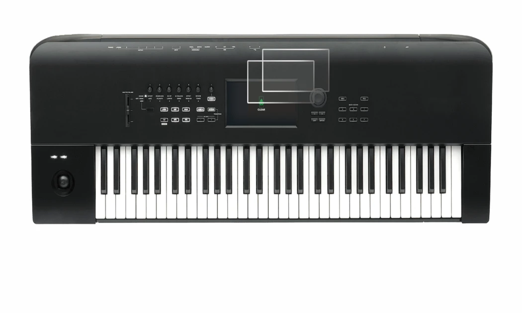Immagine del dispositivo KORG Nautilus 61 con un'ampia varietà di protezioni per lo schermo.
