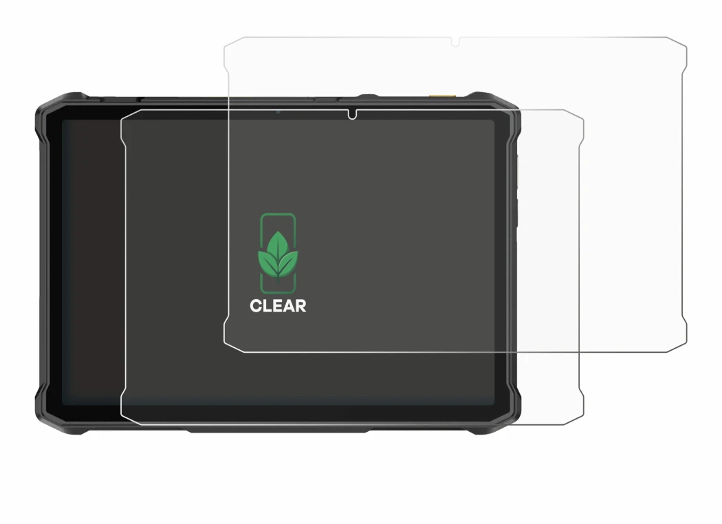 Immagine del dispositivo Ulefone Armor Pad 5 Pro con un'ampia varietà di protezioni per lo schermo.