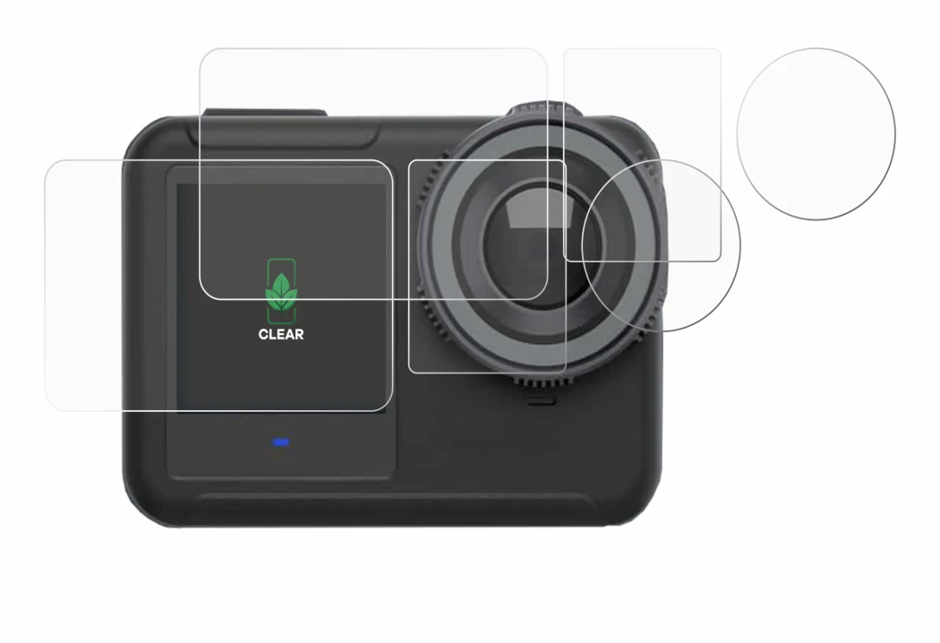 Immagine del dispositivo SVBONY SVGO3 4K con un'ampia varietà di protezioni per lo schermo.