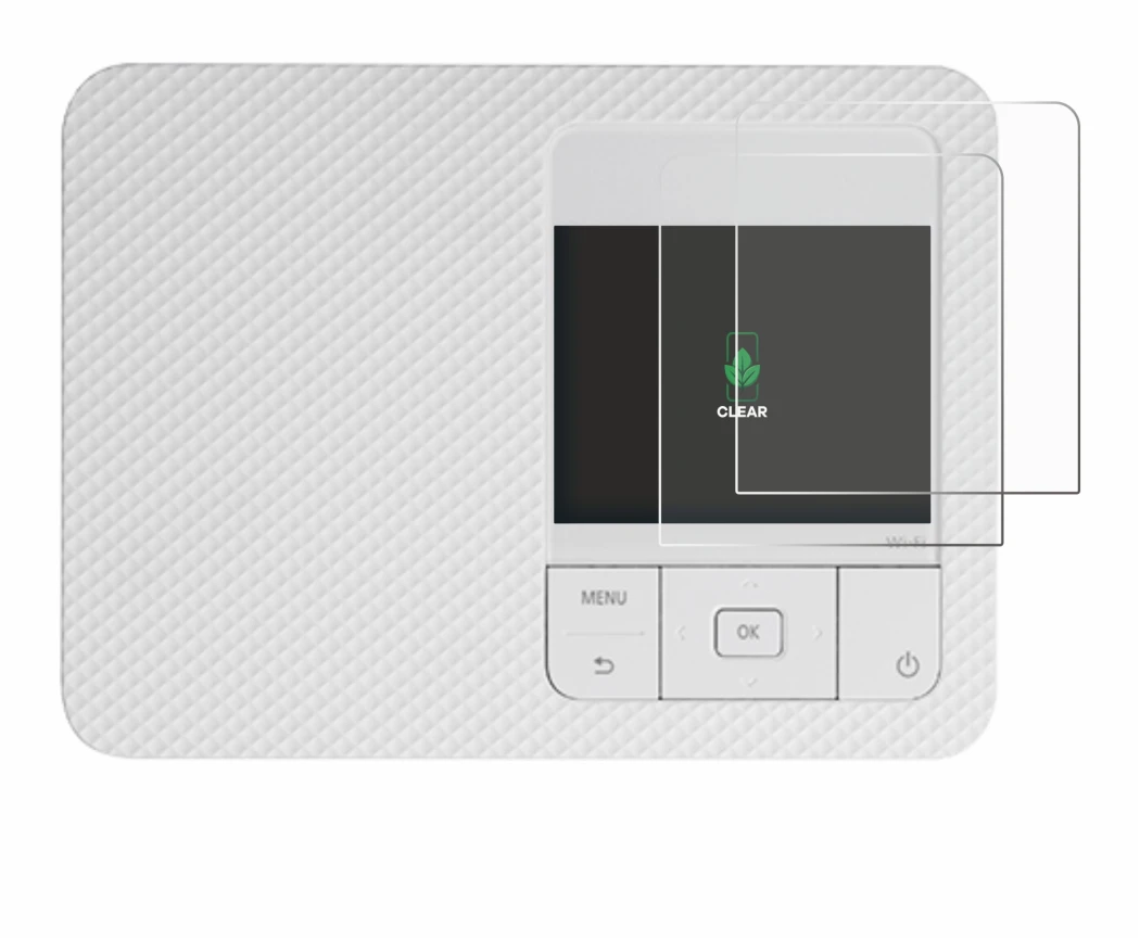 Immagine del dispositivo Canon Selphy CP1500 Mini con un'ampia varietà di protezioni per lo schermo.