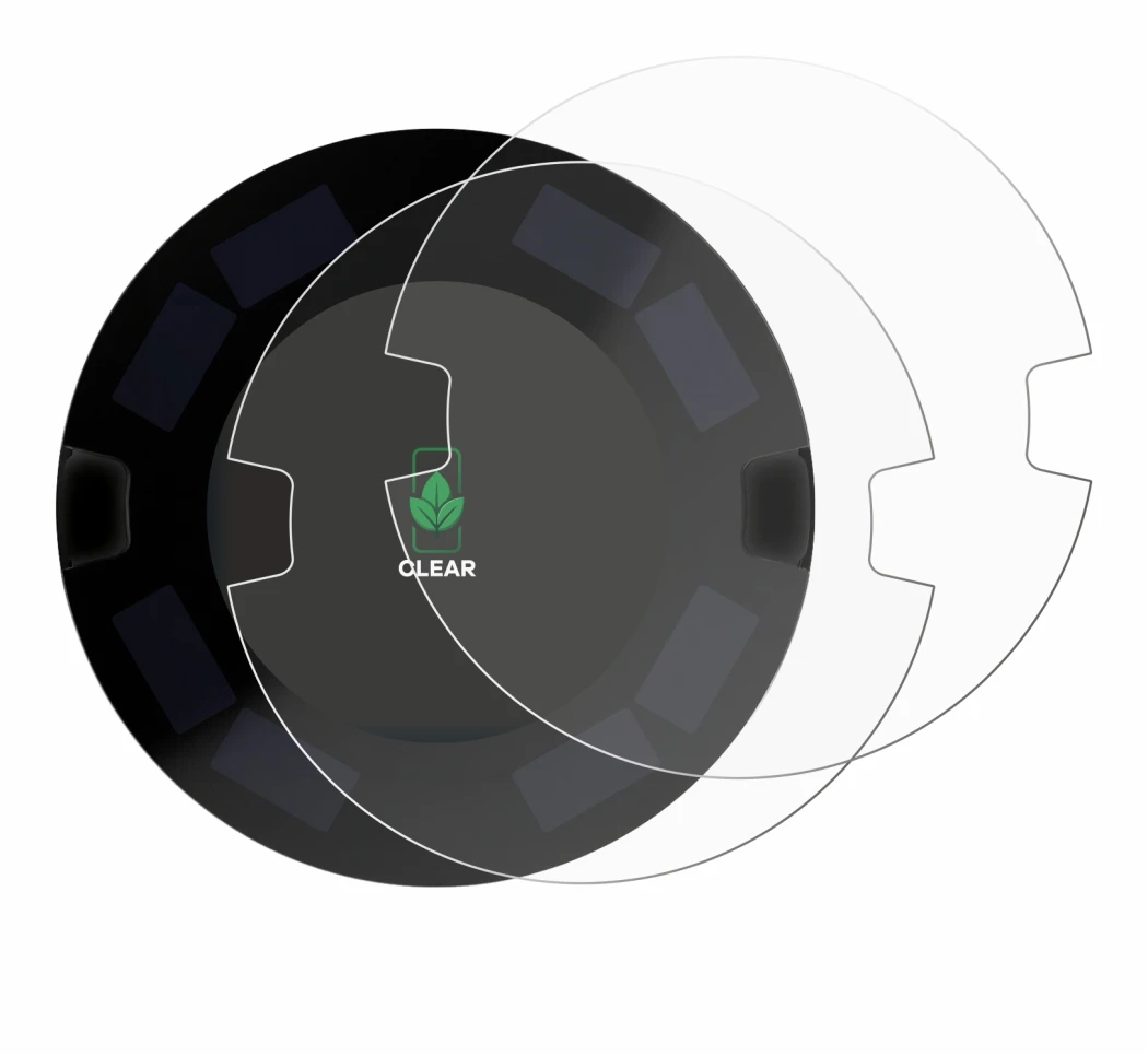 Immagine del dispositivo OOONO P-DISC NO3 con un'ampia varietà di protezioni per lo schermo.