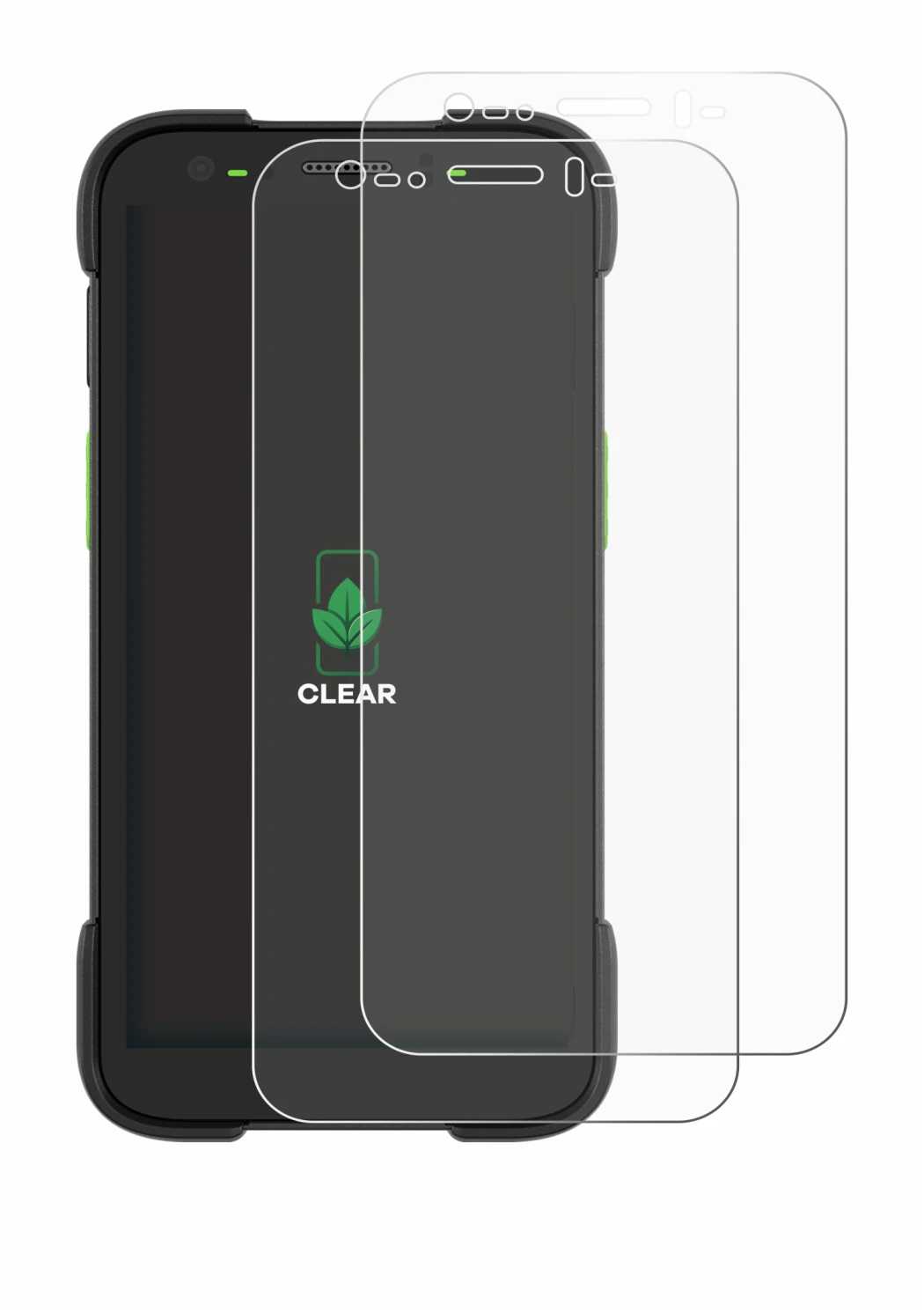 Immagine del dispositivo Zebra TC701 con un'ampia varietà di protezioni per lo schermo.