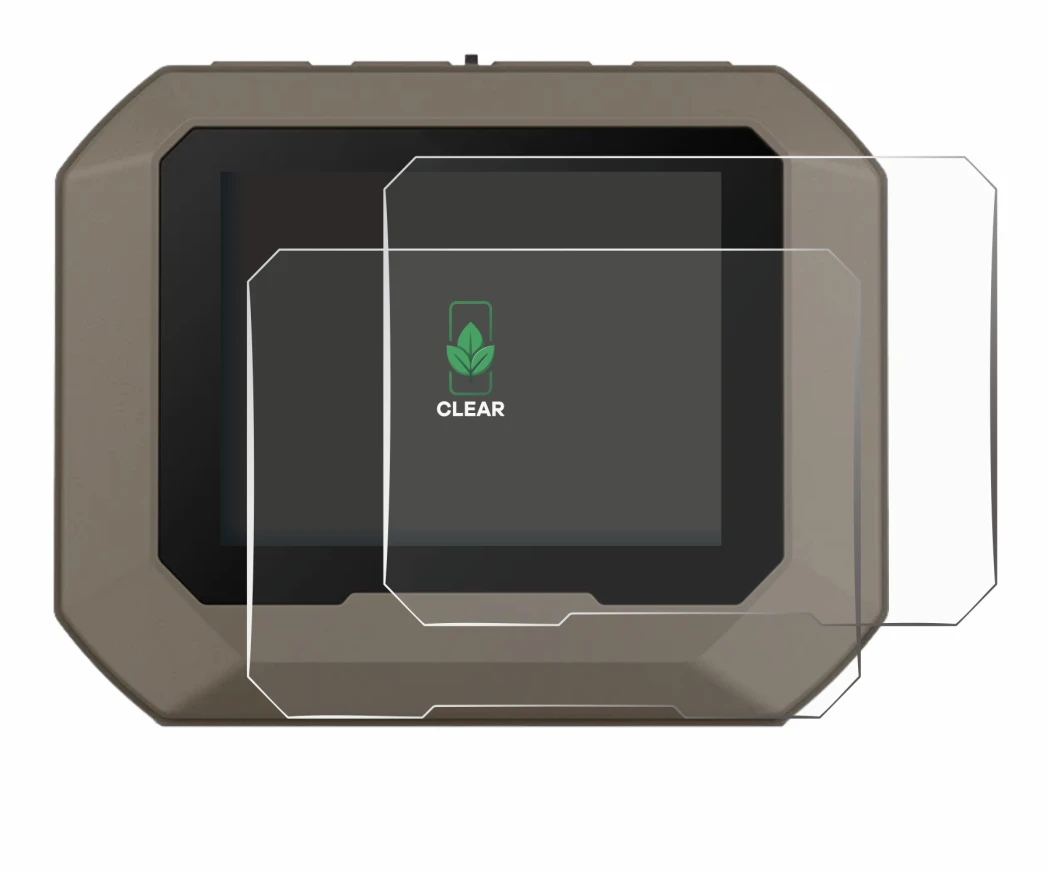 Immagine del dispositivo Garmin Xero C2 con un'ampia varietà di protezioni per lo schermo.