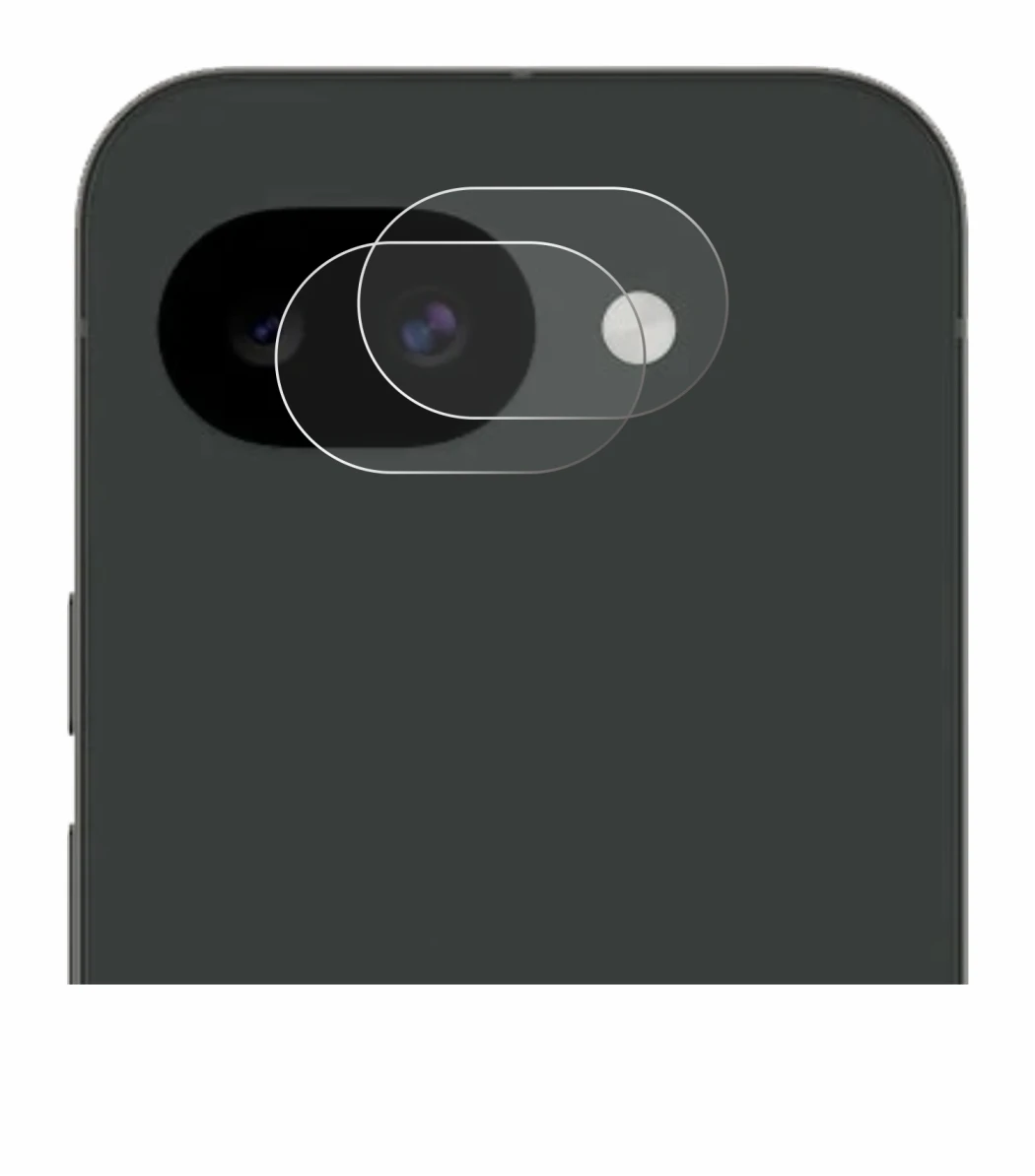 Immagine del dispositivo Google Pixel 10a (SOLO Fotocamera) con un'ampia varietà di protezioni per lo schermo.