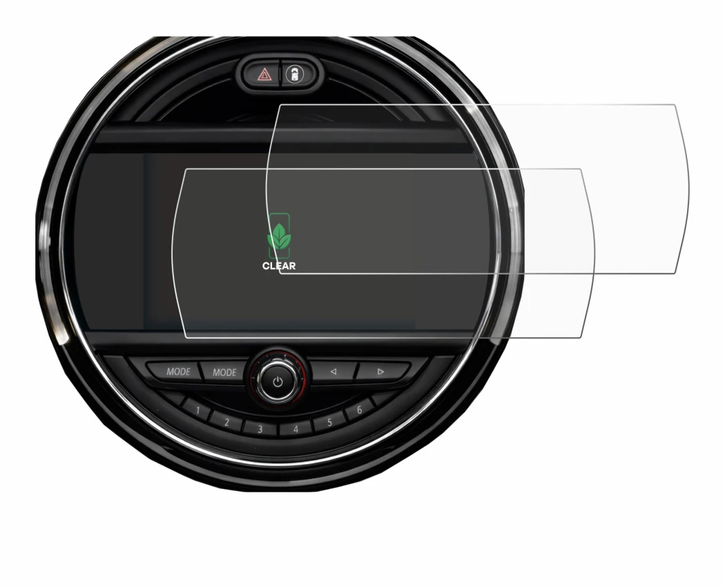 Immagine del dispositivo Mini Clubman 2018 - 2020 con un'ampia varietà di protezioni per lo schermo.
