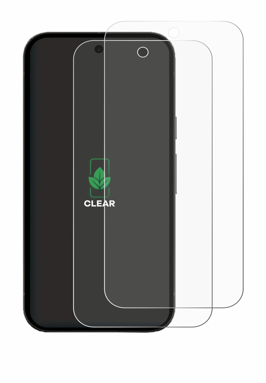 Immagine del dispositivo Google Pixel 10a (case-friendly) con un'ampia varietà di protezioni per lo schermo.