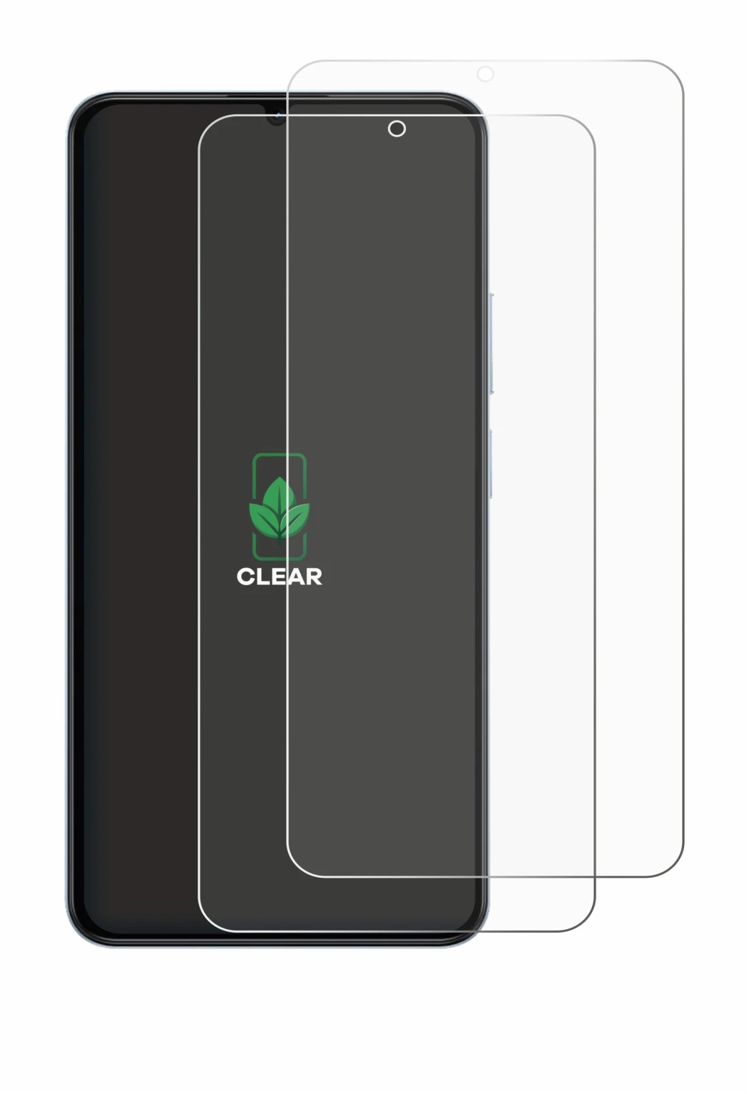 Immagine del dispositivo realme Note 80 con un'ampia varietà di protezioni per lo schermo.