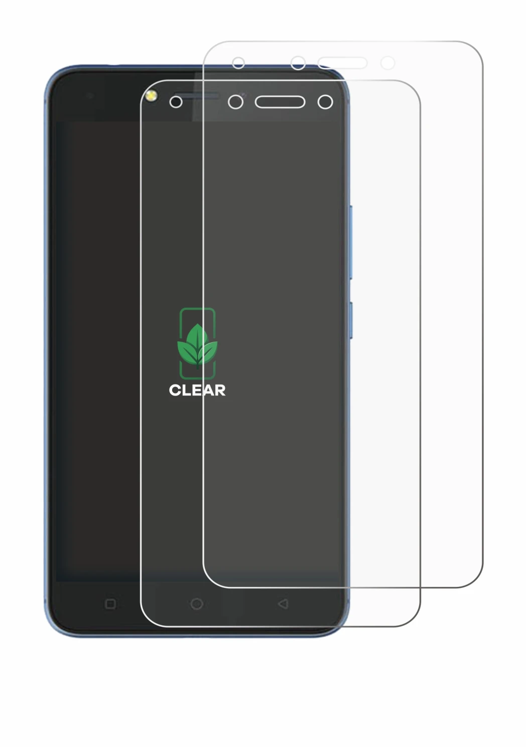 Immagine del dispositivo Tecno Pouvoir 1 con un'ampia varietà di protezioni per lo schermo.