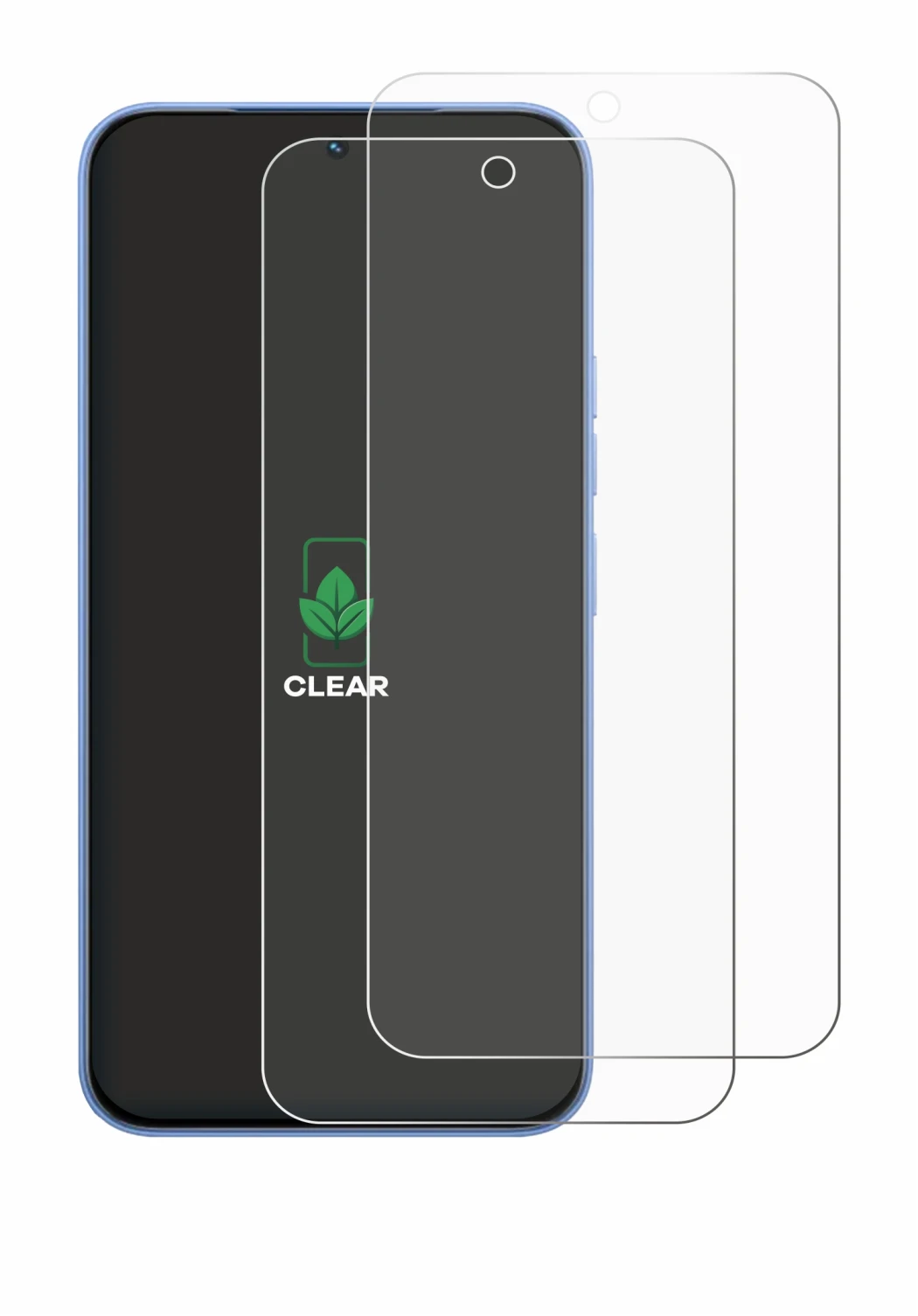 Immagine del dispositivo Tecno Spark 50 Pro con un'ampia varietà di protezioni per lo schermo.