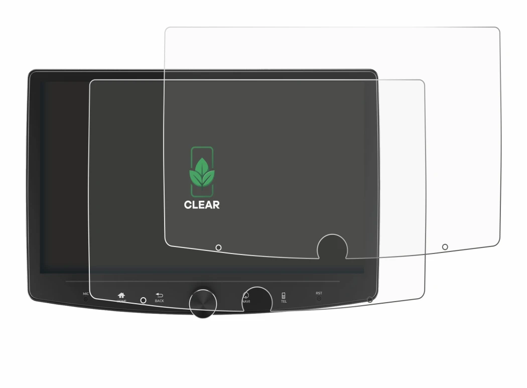 Immagine del dispositivo Eonon UX6SK2-PLUS con un'ampia varietà di protezioni per lo schermo.