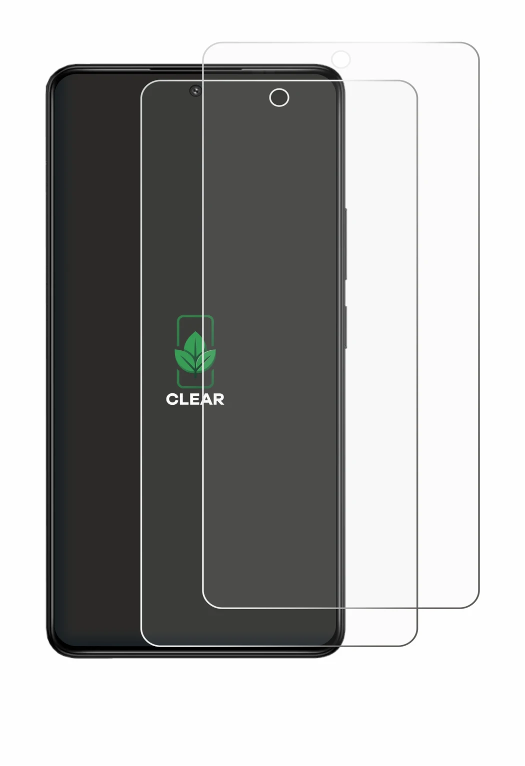 Immagine del dispositivo Lava Bold 2 5G con un'ampia varietà di protezioni per lo schermo.