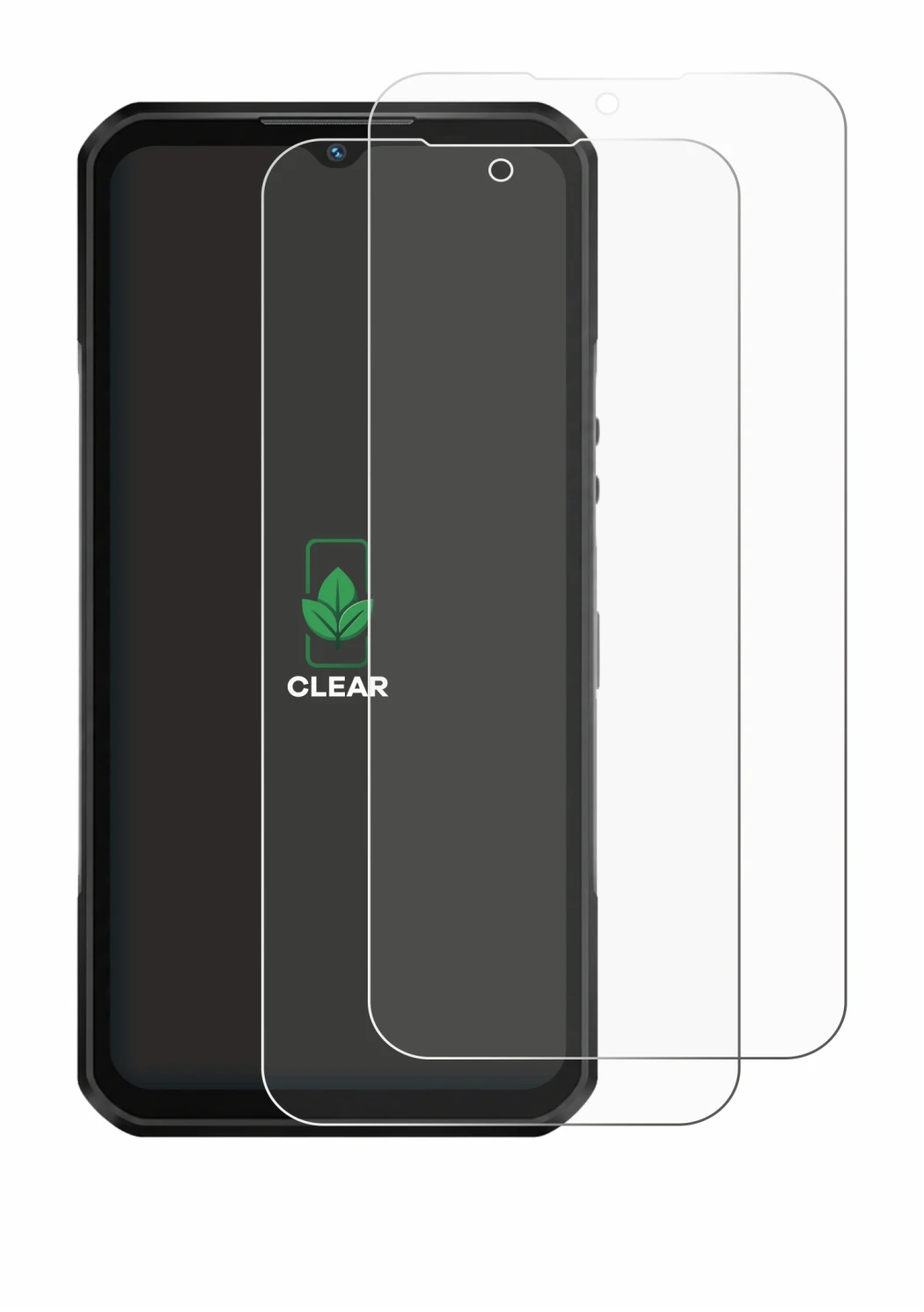 Immagine del dispositivo Oukitel WP66 con un'ampia varietà di protezioni per lo schermo.
