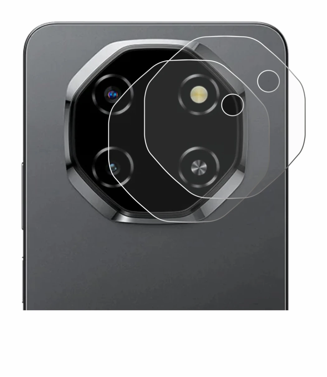 Immagine del dispositivo Blackview Shark 6 5G (SOLO Fotocamera) con un'ampia varietà di protezioni per lo schermo.