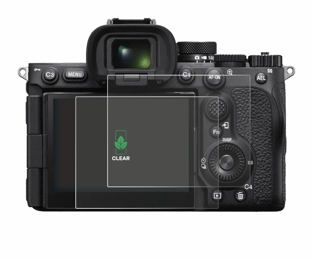 Immagine del dispositivo Sony Alpha 7R VI con un'ampia varietà di protezioni per lo schermo.
