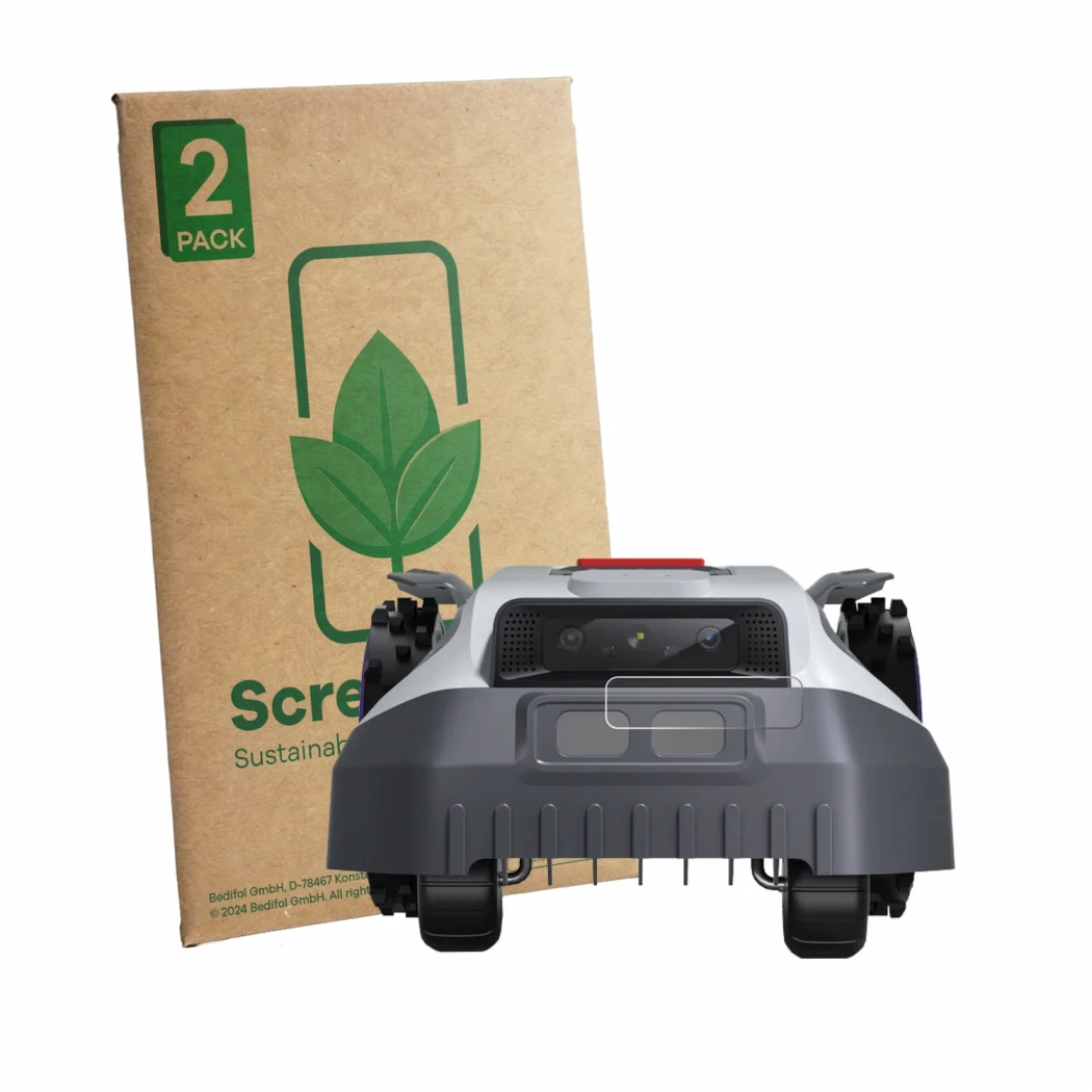 Parte frontale di una confezione del prodotto con il logo del marchio ScreenLeaf. Accanto è raffigurato il dispositivo Anthbot