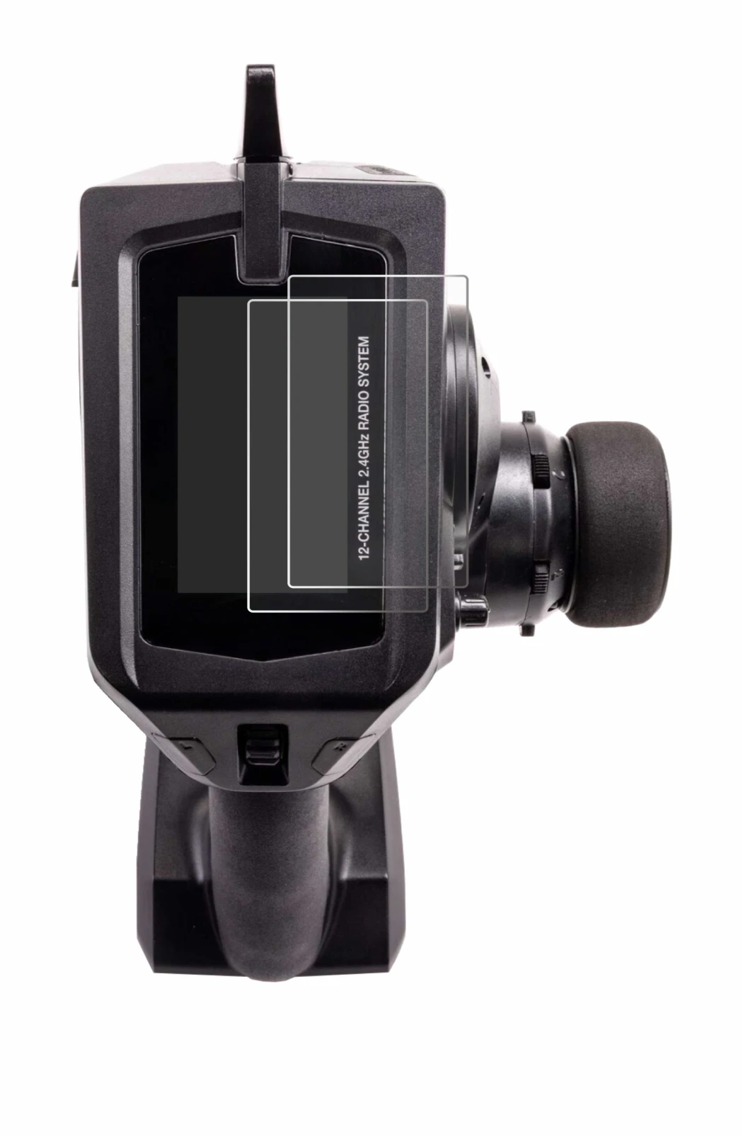 Immagine del dispositivo Spektrum DX Pro Plus con un'ampia varietà di protezioni per lo schermo.