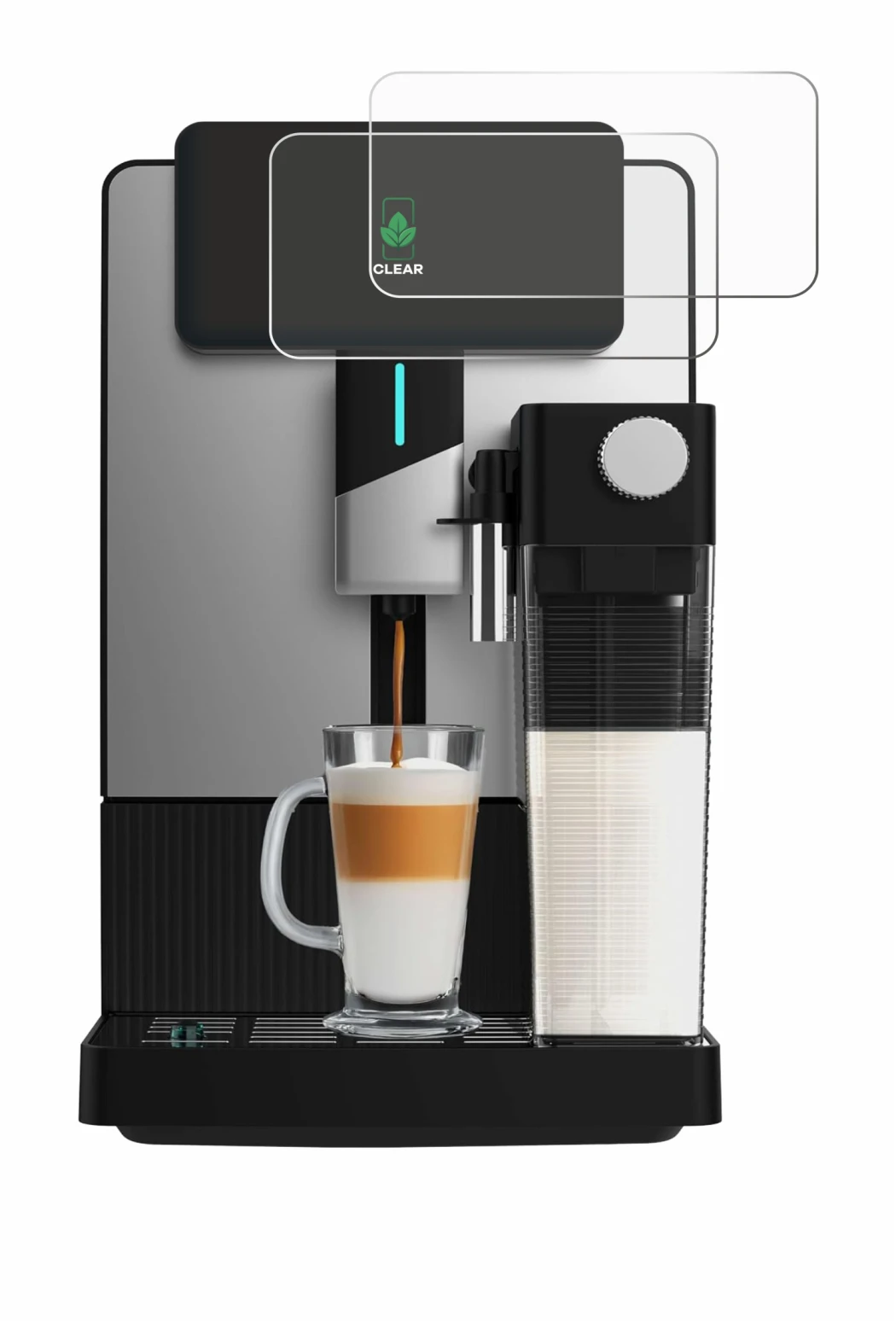 Immagine del dispositivo Cecotec Cremmaet Latte Art A90_EU01 con un'ampia varietà di protezioni per lo schermo.