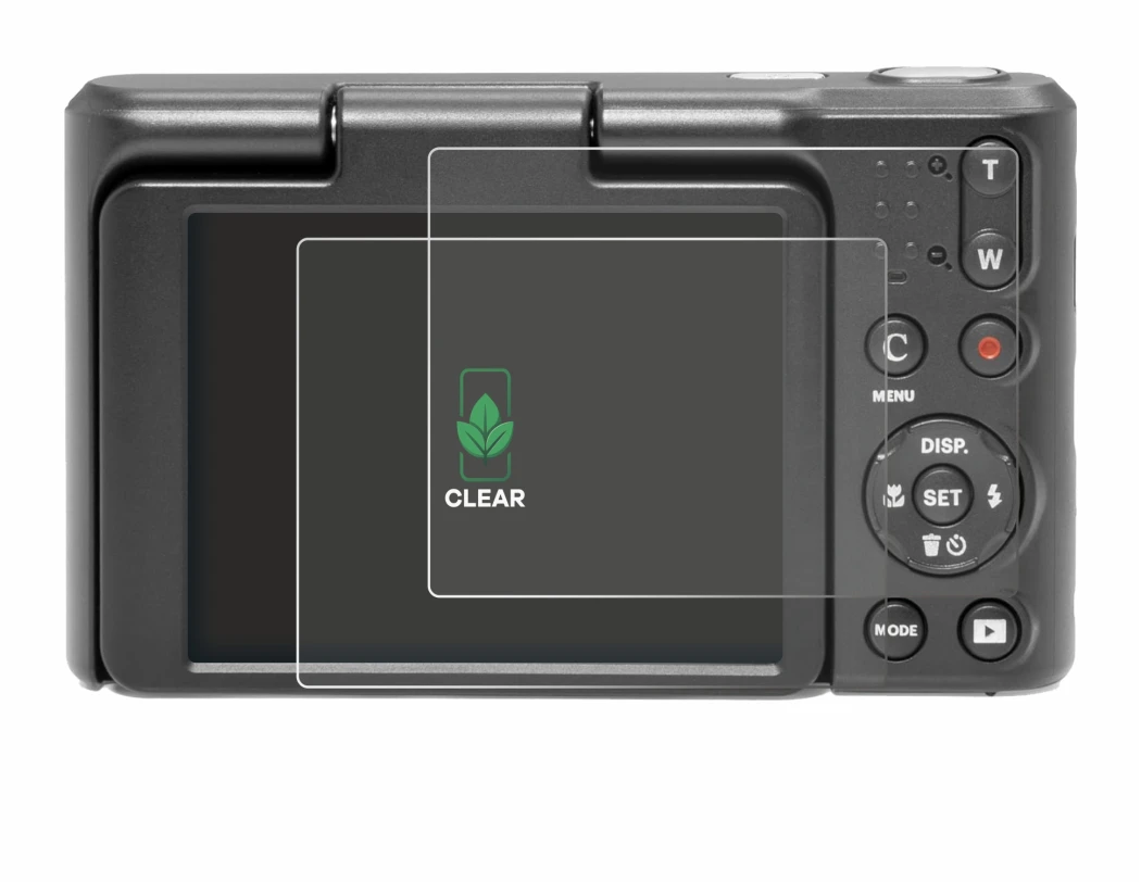 Immagine del dispositivo Kodak Pixpro C1 con un'ampia varietà di protezioni per lo schermo.