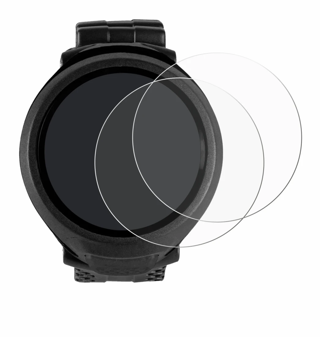 Immagine del dispositivo Mares Puck Lite con un'ampia varietà di protezioni per lo schermo.