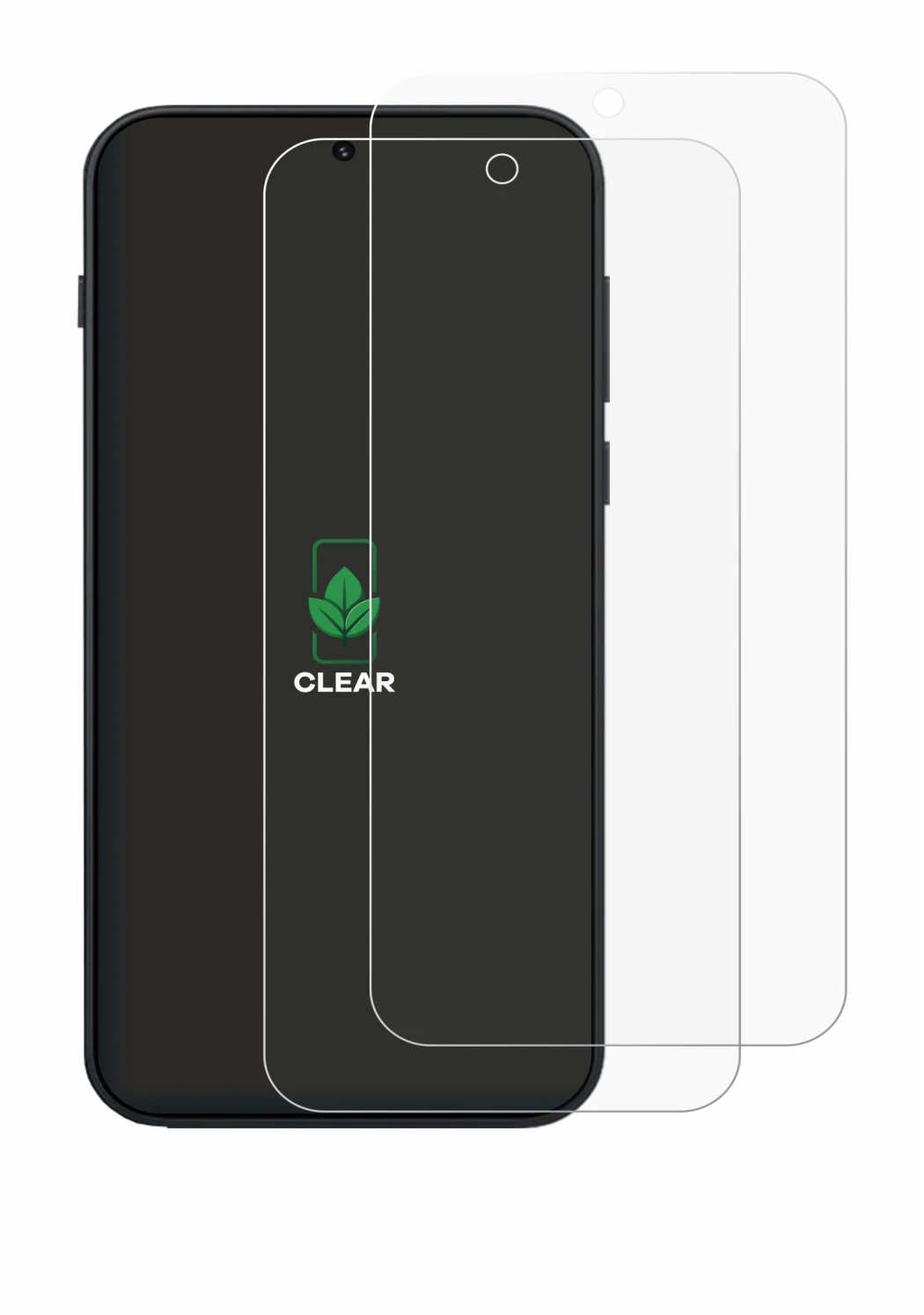 Immagine del dispositivo OnePlus N6 con un'ampia varietà di protezioni per lo schermo.