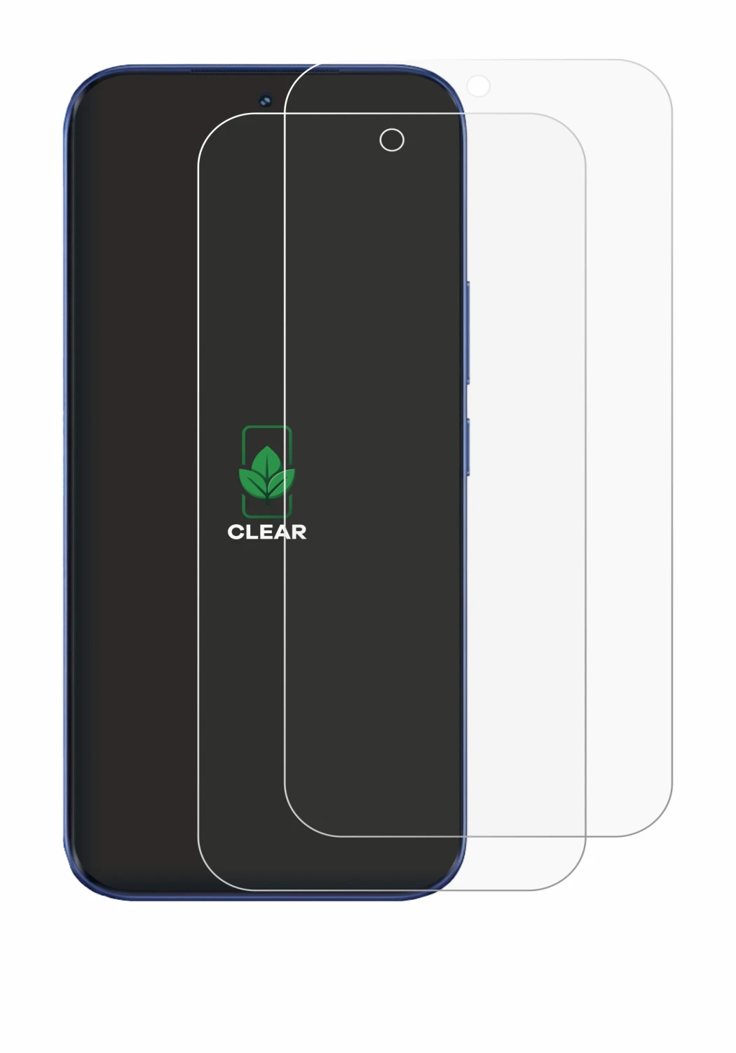 Immagine del dispositivo Tecno Camon Slim con un'ampia varietà di protezioni per lo schermo.