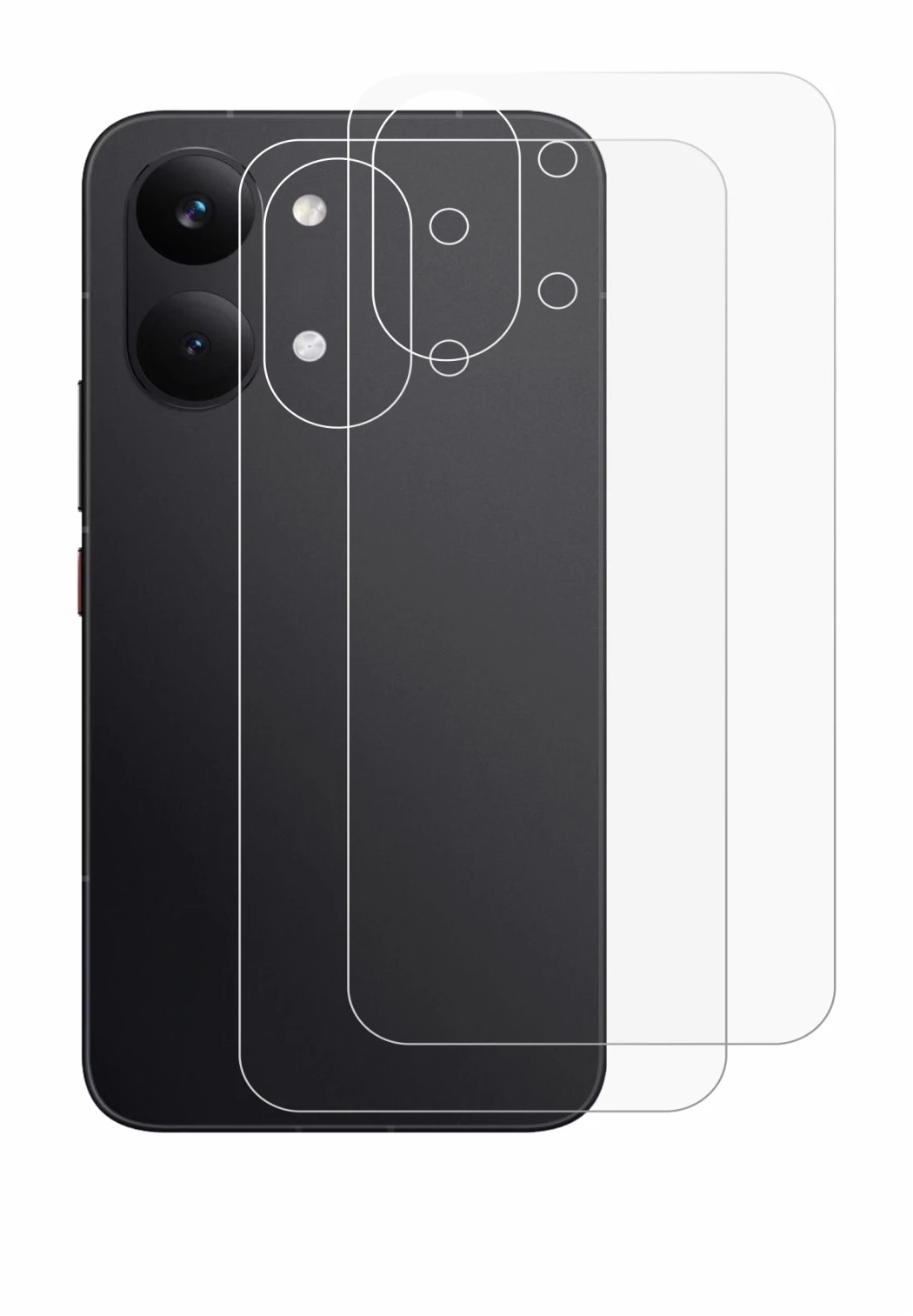 Immagine del dispositivo Xiaomi Poco X8 Pro Max (Posteriore) con un'ampia varietà di protezioni per lo schermo.