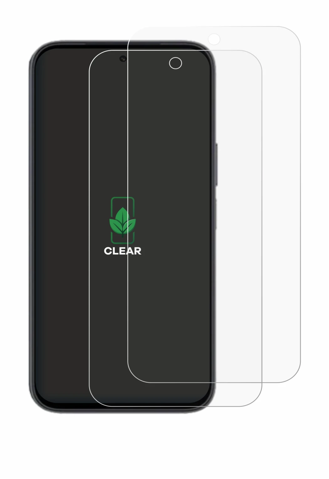 Immagine del dispositivo Honor X6e con un'ampia varietà di protezioni per lo schermo.