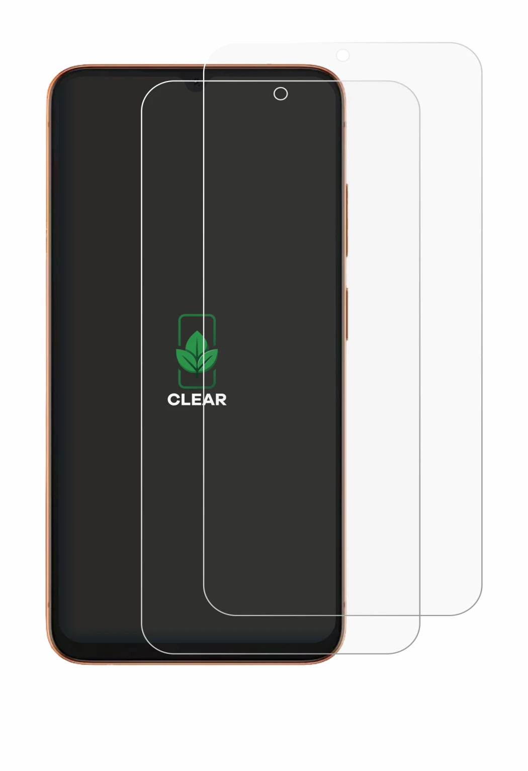 Immagine del dispositivo Doogee Note 57 Lite con un'ampia varietà di protezioni per lo schermo.