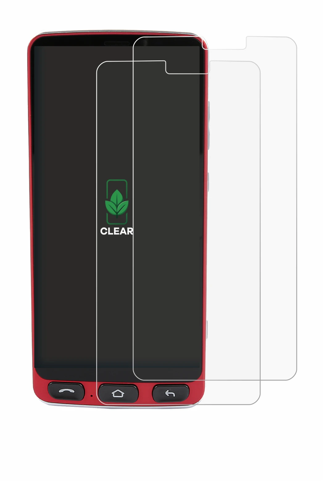 Immagine del dispositivo Olympia Neo Plus con un'ampia varietà di protezioni per lo schermo.