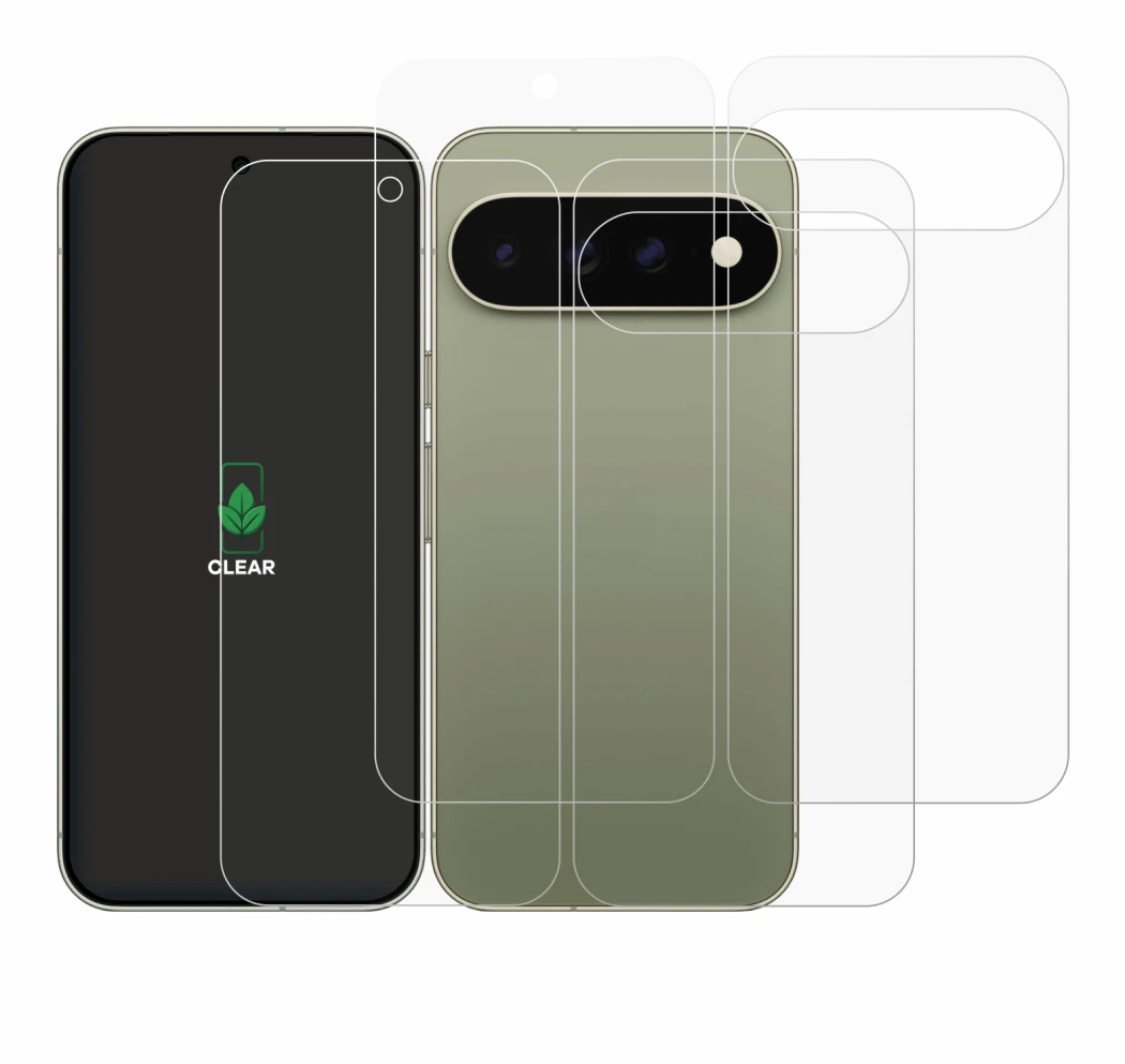 Immagine del dispositivo Google Pixel 11 Pro XL (Fronte+Retro) con un'ampia varietà di protezioni per lo schermo.