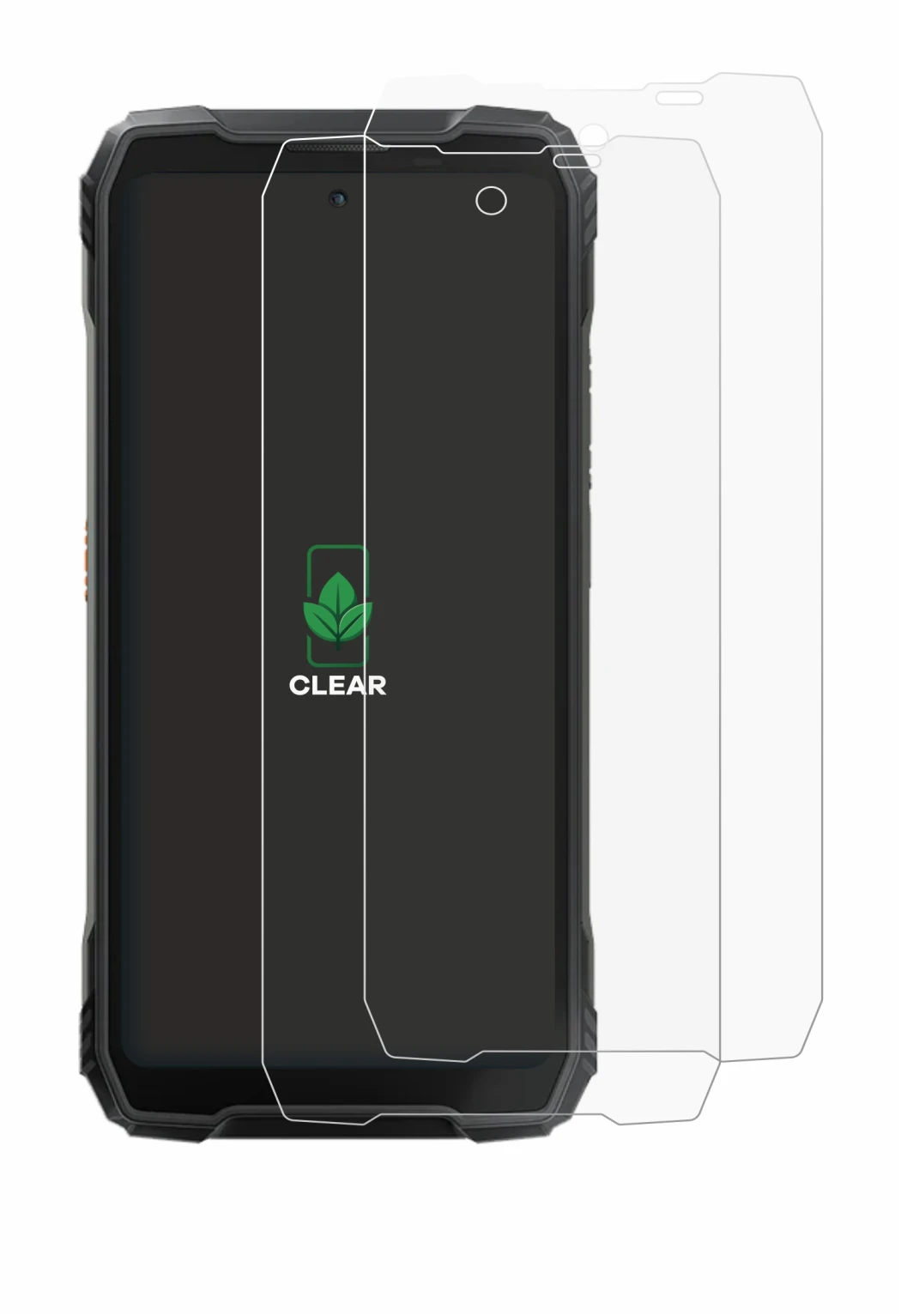 Immagine del dispositivo Blackview Xplore X1 con un'ampia varietà di protezioni per lo schermo.