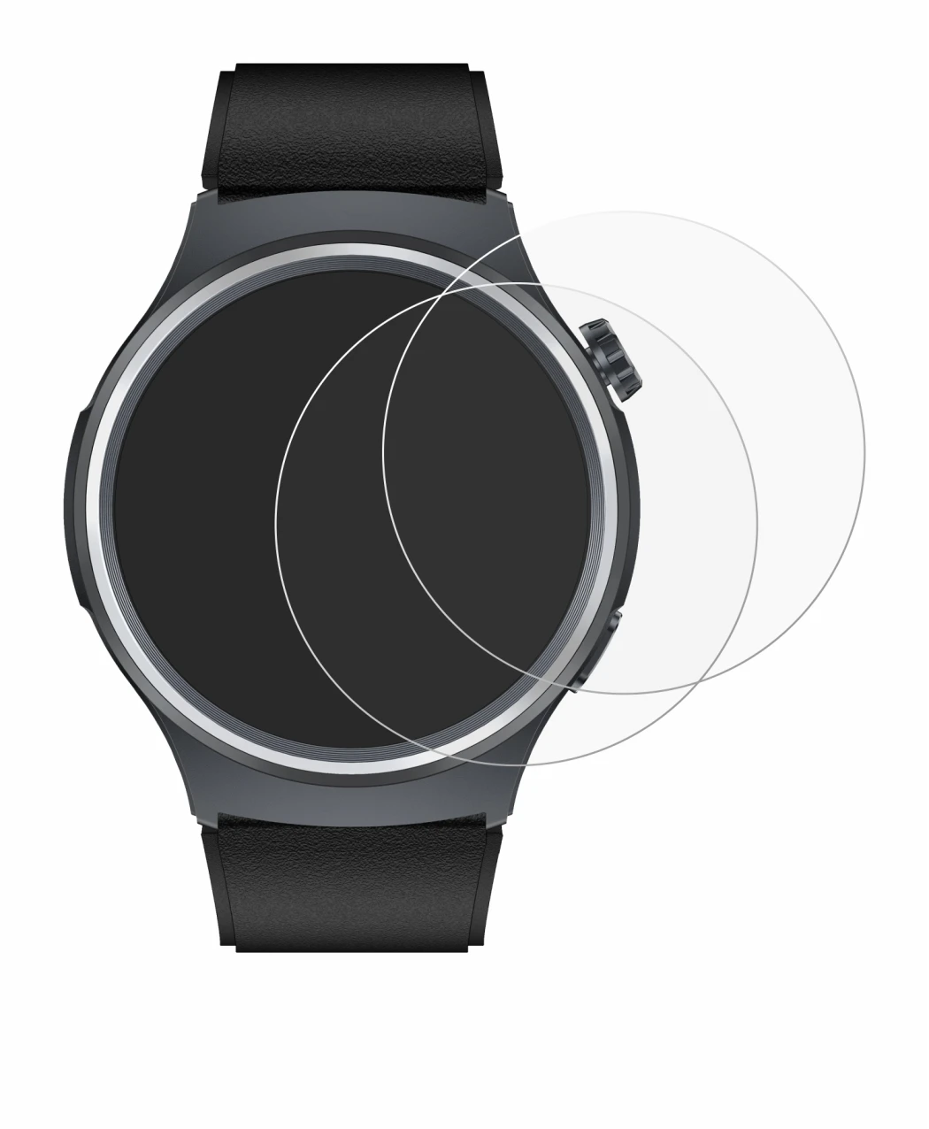 Immagine del dispositivo Black Shark A3 con un'ampia varietà di protezioni per lo schermo.