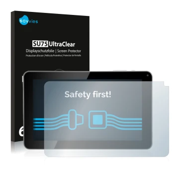 Parte frontale di una confezione del prodotto con il logo del marchio Savvies. Accanto è raffigurato il dispositivo Kliver Kli