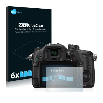 Parte frontale di una confezione del prodotto con il logo del marchio Savvies. Accanto è raffigurato il dispositivo Panasonic 