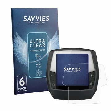 Parte frontale di una confezione del prodotto con il logo del marchio Savvies. Accanto è raffigurato il dispositivo Bosch Intu