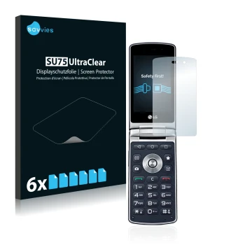 Parte frontale di una confezione del prodotto con il logo del marchio Savvies. Accanto è raffigurato il dispositivo LG Wine Sm