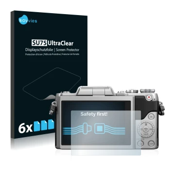 Parte frontale di una confezione del prodotto con il logo del marchio Savvies. Accanto è raffigurato il dispositivo Panasonic 