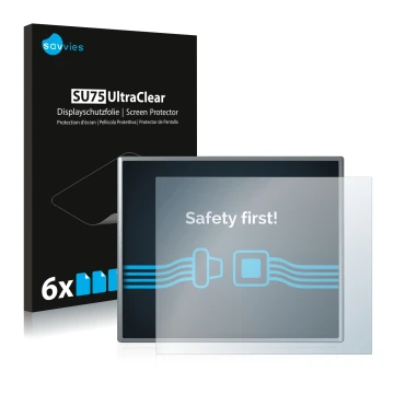 Parte frontale di una confezione del prodotto con il logo del marchio Savvies. Accanto è raffigurato il dispositivo Siemens Si