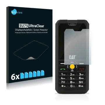 Parte frontale di una confezione del prodotto con il logo del marchio Savvies. Accanto è raffigurato il dispositivo Caterpilla