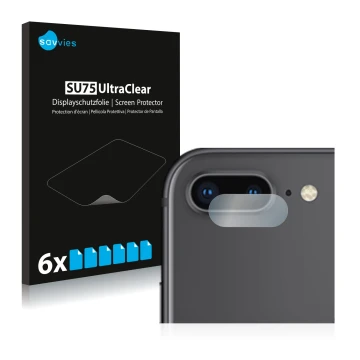 Parte frontale di una confezione del prodotto con il logo del marchio Savvies. Accanto è raffigurato il dispositivo Apple iPho