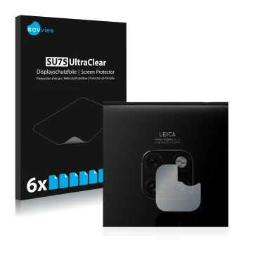 Parte frontale di una confezione del prodotto con il logo del marchio Savvies. Accanto è raffigurato il dispositivo Huawei Mat