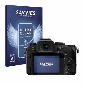 Parte frontale di una confezione del prodotto con il logo del marchio Savvies. Accanto è raffigurato il dispositivo Panasonic 