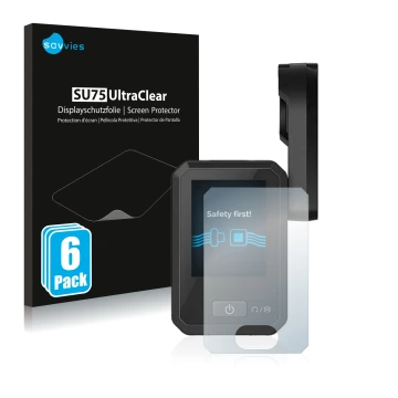 Parte frontale di una confezione del prodotto con il logo del marchio Savvies. Accanto è raffigurato il dispositivo Flyer Disp