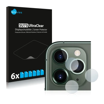 Parte frontale di una confezione del prodotto con il logo del marchio Savvies. Accanto è raffigurato il dispositivo Apple iPho