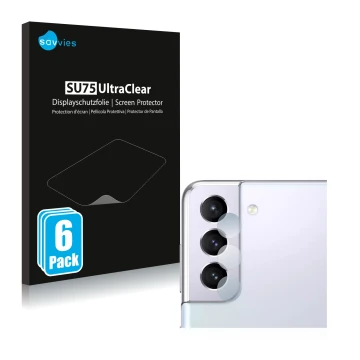 Parte frontale di una confezione del prodotto con il logo del marchio Savvies. Accanto è raffigurato il dispositivo Samsung Ga