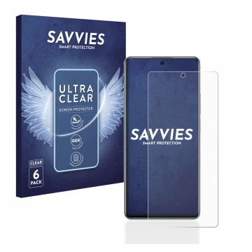 Parte frontale di una confezione del prodotto con il logo del marchio Savvies. Accanto è raffigurato il dispositivo Xiaomi 11T