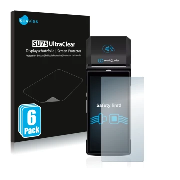 Parte frontale di una confezione del prodotto con il logo del marchio Savvies. Accanto è raffigurato il dispositivo Ready2orde