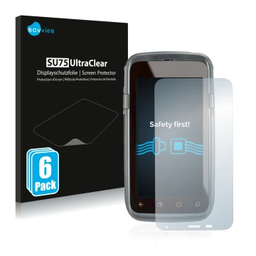 Parte frontale di una confezione del prodotto con il logo del marchio Savvies. Accanto è raffigurato il dispositivo Honeywell 