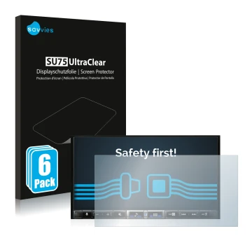 Parte frontale di una confezione del prodotto con il logo del marchio Savvies. Accanto è raffigurato il dispositivo Alpine iLX