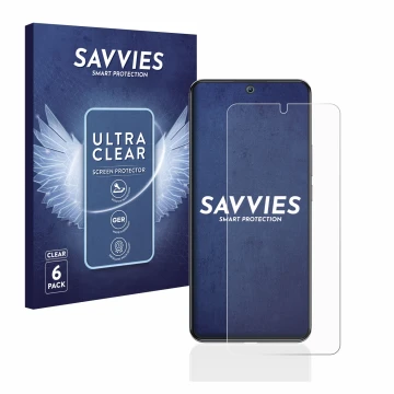 Parte frontale di una confezione del prodotto con il logo del marchio Savvies. Accanto è raffigurato il dispositivo Xiaomi 12T